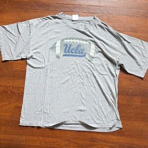 Adidas Gray UCLA Football Graphic Men's Tee